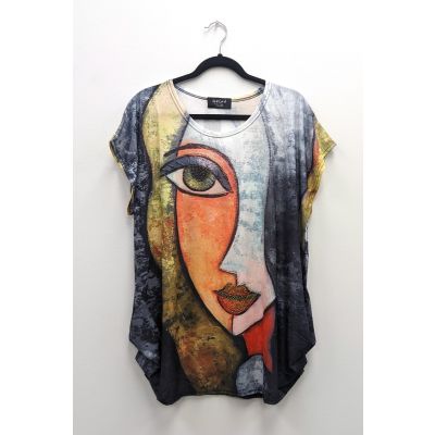 Abstract Face Top