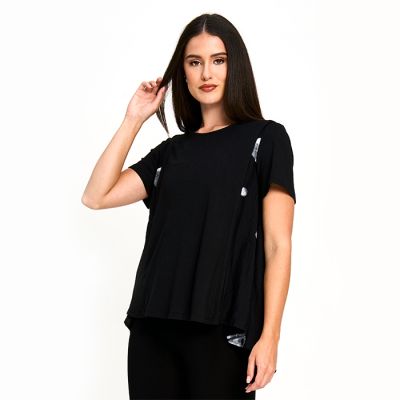 Peekaboo Print Tee in Dot