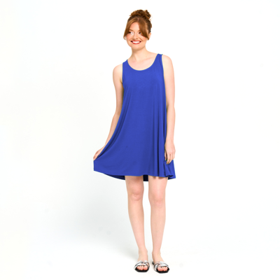 Tank Dress in Cobalt
