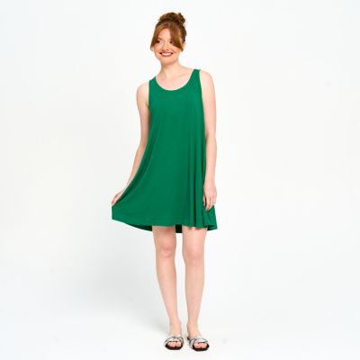 Tank Dress in Kelly Green-S