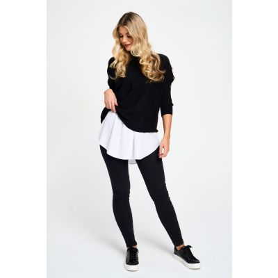 Blouse Fooler Extender in White-S/M