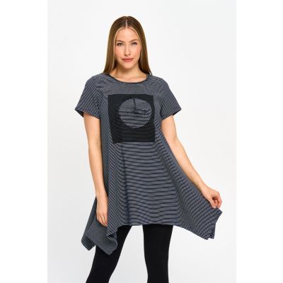 Vintage Bicycle Top in Navy-XL