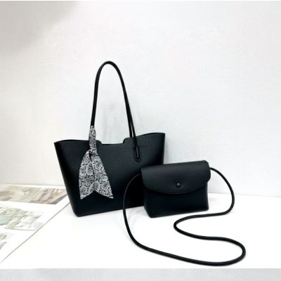 Twilly Tote 2-Piece Set in Black