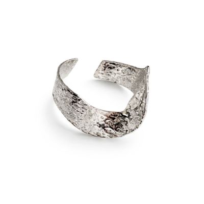 Textured Open Cuff Bracelet