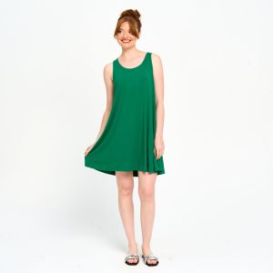 Tank Dress in Kelly Green