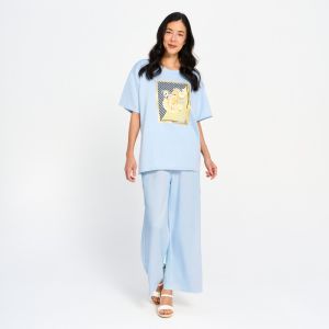 Fresh Citrus Effortless Lounge Set in Blue