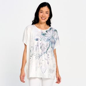 Petals in the Breeze Embellished Tee