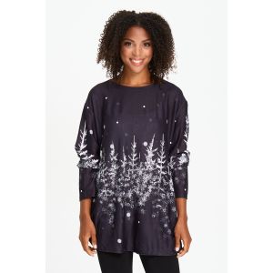 Winter Frost Bling Tunic Sweater
