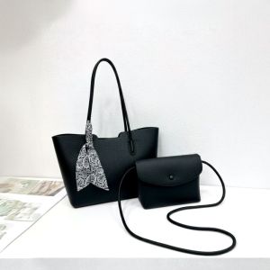 Twilly Tote 2-Piece Set in Black
