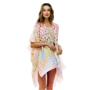 Multi Printed Silky Kimono
